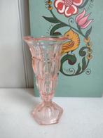 Prachtig! Roze art deco vaas glas vintage, Ophalen of Verzenden