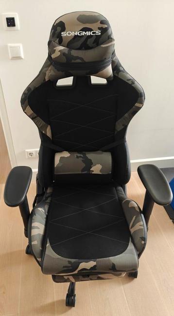 Songmics Gaming chair - Camouflage beschikbaar voor biedingen