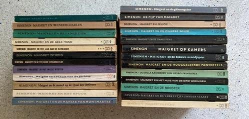 25 Zwarte Beertjes Maigret verhalen door Georges Simenon, Boeken, Detectives, Gelezen, Verzenden