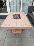 Vuurtafel hout, Tuin en Terras, Ophalen, Gebruikt