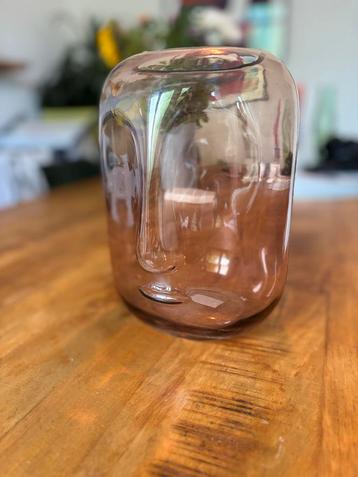Bloomingville Vaas met Gezicht - Glas beschikbaar voor biedingen