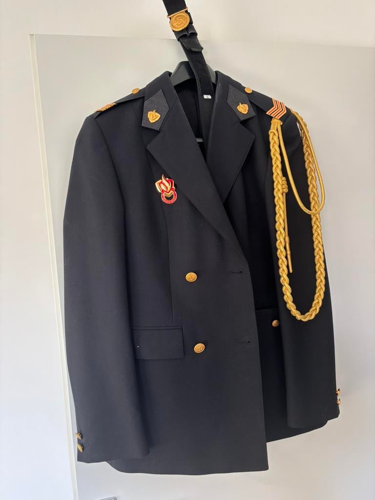 Brandweer uniform jas nieuw met witte blouse, Ophalen of Verzenden, Zo goed als nieuw, Maat 46 (S) of kleiner