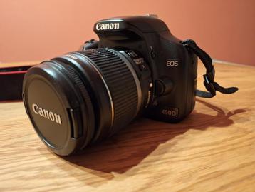 Canon EOS 450D Camera + SD kaart en Tas  beschikbaar voor biedingen