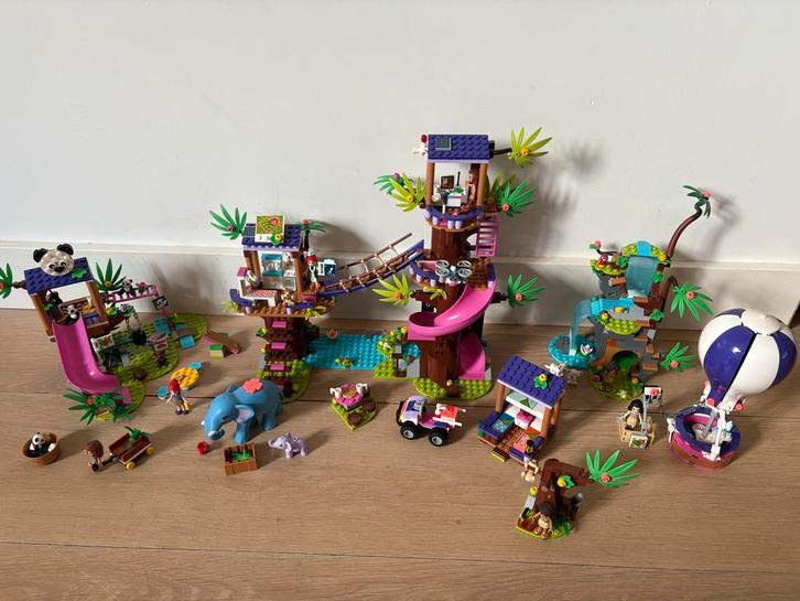 LEGO Friends Jungle Reddingspakket 3 delig, Kinderen en Baby's, Speelgoed | Duplo en Lego, Zo goed als nieuw, Lego, Complete set