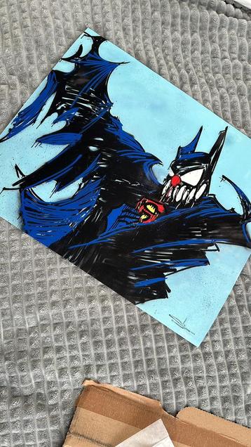 Olaolu Slawn “Batman” Print Contemporary Street Artist 2025 beschikbaar voor biedingen