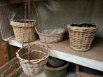 Rieten mandjes, Overige materialen, Gebruikt, Rond, Tuin