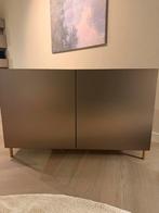 Ikea Besta Dressoir - Bronzen Deuren, Gouden Pootjes, Ophalen, Kunststof, 100 tot 150 cm, Zo goed als nieuw