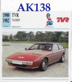 Ak138 autokaart tvr tasmin ( 1980 - 1982 ), Ophalen of Verzenden, Zo goed als nieuw, Auto's