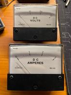 Paneel meters - Volt en Ampere meter  - nieuw, Ophalen of Verzenden, Nieuw