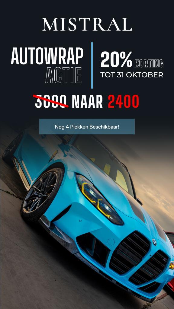 ACTIE: Car Wrappen – Nu van €3000 voor €2400!, Auto diversen, Tuning en Styling, Ophalen