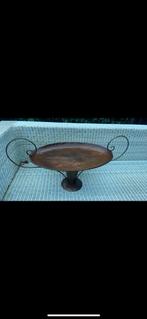 Vintage Schaal op voet - Decoratief, Gebruikt, Schaal, Ophalen of Verzenden, Ovaal