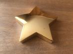 Decoratie / presse papiers: gouden ster (nieuw), Ophalen of Verzenden, Nieuw