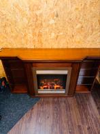 Prachtige klassieke kast met electrische sierhaard, Huis en Inrichting, Haarden, Ophalen, A, A, A