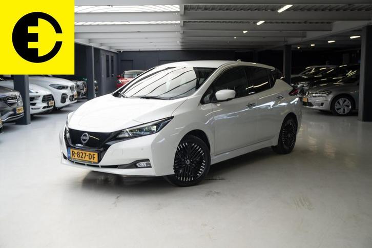 Nissan LEAF e+ Tekna 59 kWh|SOH 95,4%|Leren bekleding|Stoelv, Auto's, Nissan, Bedrijf, Te koop, Leaf, 360° camera, ABS, Achteruitrijcamera
