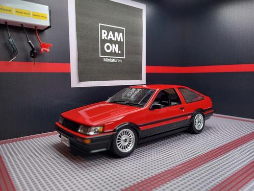 1/24 Toyota AE86 Corolla Levin, Hobby en Vrije tijd, Modelauto's | 1:24, Zo goed als nieuw, Auto, Overige merken, Ophalen of Verzenden