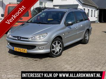 Peugeot 206 SW 1.6-16V 109 PK /Airco/Trekhaak/Apk 4-2026 beschikbaar voor biedingen