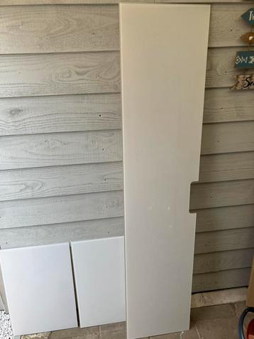 Ikea bovenblad melkglas voor Besta serie 3 stuks