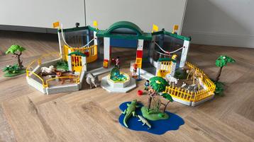 Playmobil dierentuin met extra krokodillen verblijf beschikbaar voor biedingen