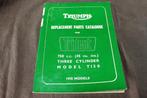 Triumph Trident T150 1970 motorcycle parts list, Motoren, Handleidingen en Instructieboekjes, Verzenden, Triumph