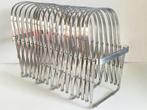 Vintage krantenhouder aluminium 1980 Luther Evans Radius, Verzenden, Gebruikt