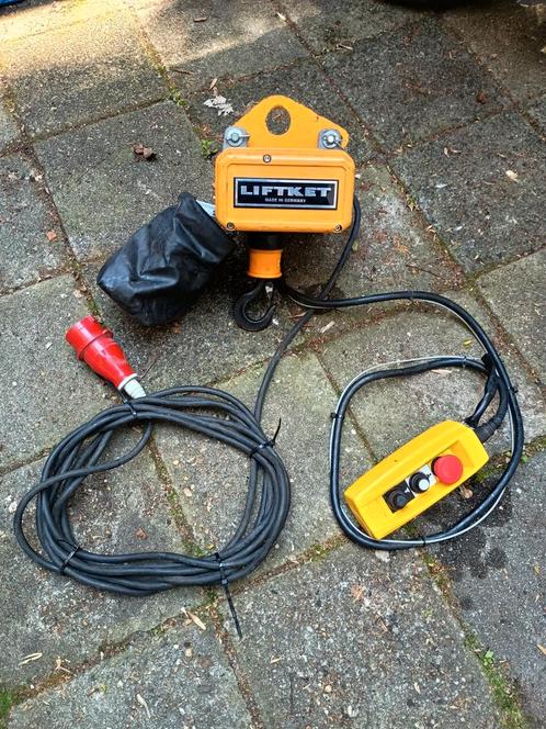 Liftket Electrische kettingtakel 125kg, Doe-het-zelf en Verbouw, Lieren en Takels, Zo goed als nieuw, Ophalen of Verzenden