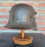 DUITSE WO1 M16 MIMIKRI CAMOUFLAGE HELM UIT VERDUN, Verzamelen, Ophalen of Verzenden, Landmacht, Duitsland, Helm of Baret