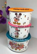 Tupperware Mickey mouse dozen set koektrommels bewaarbak, Ophalen of Verzenden, Nieuw