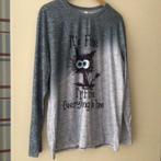 Leuk kattenshirt, maar XXL, Maat 46/48 (XL) of groter, Ophalen of Verzenden, Zo goed als nieuw, Lange mouw