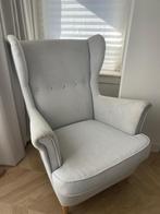 IKEA Strandmon Fauteuil - Lichtgrijs, Huis en Inrichting, Fauteuils, Ophalen, Gebruikt, Hout, 75 tot 100 cm