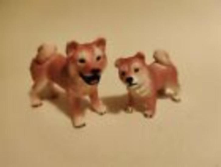 Schleich 42479 Shiba ina moeder en kind, dierfiguur, Verzamelen, Dierenverzamelingen, Zo goed als nieuw, Beeldje of Figuurtje