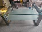 Gratis salontafel, Huis en Inrichting, Gebruikt, 100 tot 150 cm, Glas, Minder dan 50 cm