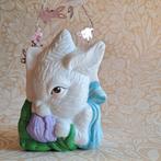 Porseleinen paaseitjes mandje met Easter Bunny, Ophalen of Verzenden, Zo goed als nieuw