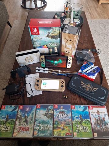 Switch oled + Switch Lite beide Zelda edities met extra's. beschikbaar voor biedingen