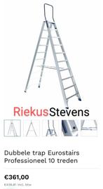 eurostairs dubbele tree trapjes met beugel, Ophalen, Nieuw