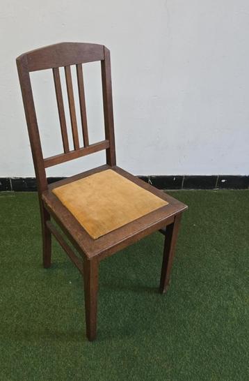 Vintage Art Deco eetkamerstoel beschikbaar voor biedingen