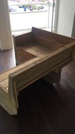 Balkon bankje met stoeltje en tafeltje om de regenpijp, Ophalen, Eiken, Zo goed als nieuw, 50 mm of meer