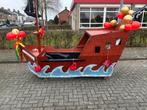 Carnavals wagen  loopgroep piratenschip, Ophalen, Zo goed als nieuw, Carnaval