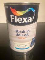 Flexa zijdeglans Strak in de Lak RAL9010 - 1,25L, Doe-het-zelf en Verbouw, Verf, Beits en Lak, Wit, Nieuw, Ophalen of Verzenden