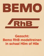 GEZOCHT: Bemo RhB modeltreinen in schaal H0m / H0e, Hobby en Vrije tijd, Overige merken, Gelijkstroom, Overige typen, Ophalen of Verzenden