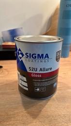 Sigma S2U Allure Gloss White 1 liter NIEUW, Ophalen of Verzenden