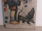 Charmante Jongen met Hond en Kaars, Hummel, Ophalen of Verzenden