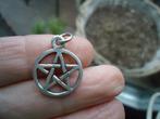 mooie echt zilveren hanger met ster gemerkt, Ophalen of Verzenden, Gebruikt, Zilver, Zilver