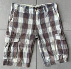 SHORT korte broek ruit PETROL maat M katoen, Petrol Industries, Maat 48/50 (M), Beige, Ophalen of Verzenden