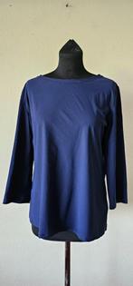 blauw travelstof top van Zenggi maat L (24625), Kleding | Dames, Verzenden, Blauw, Korte mouw