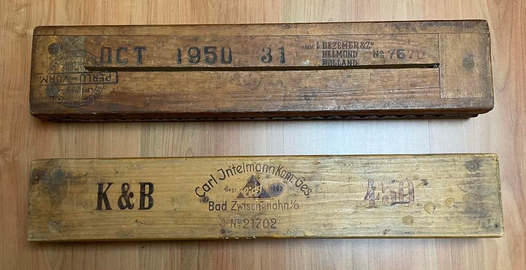 Antieke houten sigarenplanken, Antiek en Kunst, Ophalen