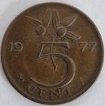 Nederland 1977 - 5 cent munt - drks, Verzenden, Koningin Juliana, 5 cent, Losse munt