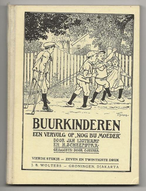 Buurkinderen 4, tekeningen van C. Jetses (1952), Boeken, Kinderboeken | Jeugd | onder 10 jaar, Gelezen, Ophalen