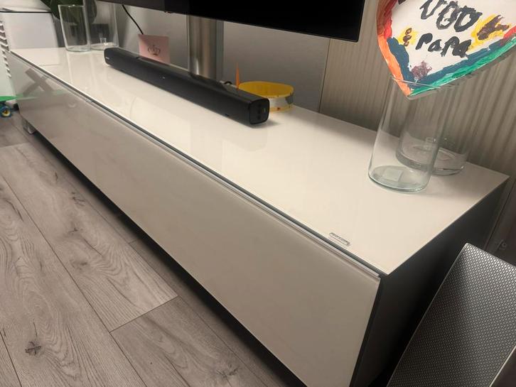 Spectral Witte TV meubel, Huis en Inrichting, Kasten | Televisiemeubels, Zo goed als nieuw, Minder dan 100 cm, 150 tot 200 cm
