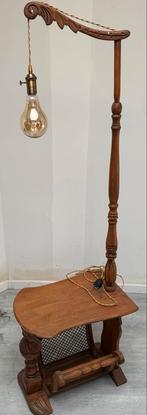 Vintage Lamp met Krantenbak, Ophalen