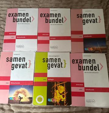 Samengevat/examenbundel 6vwo natuurkunde scheikunde biologie beschikbaar voor biedingen